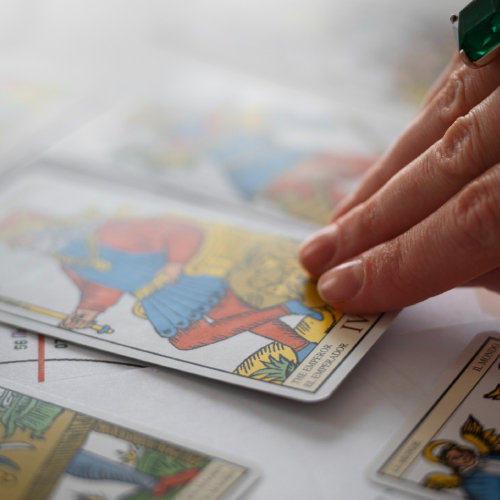Tarot card spread layout